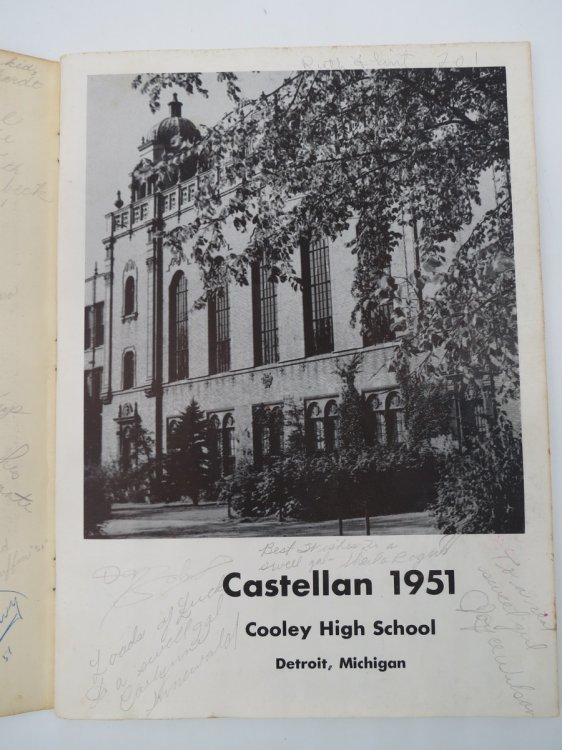 CASTELLAN 1951 YEARBOOK - COOLEY HIGH SCHOOL, DETROIT, MICHIGAN