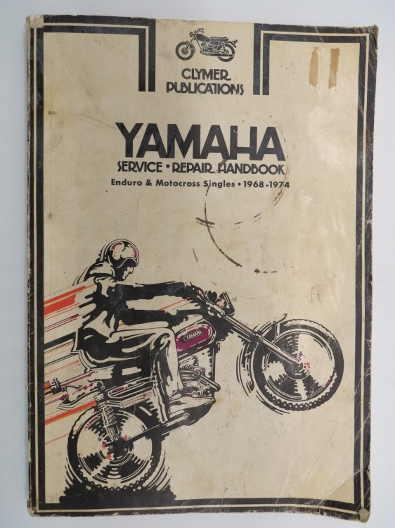 YAMAHA SERVICE REPAIR HANDBOOK ENDURO & MOTOCROSS SINGLES - 1968-1974