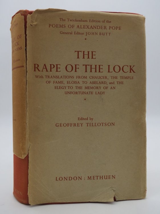 THE RAPE OF THE LOCK AND OTHER POEMS (THE POEMS OF ALEXANDER POPE, VOLUME II) (DJ Protected by a Brand New, Clear, Acid-Free Mylar Cover)