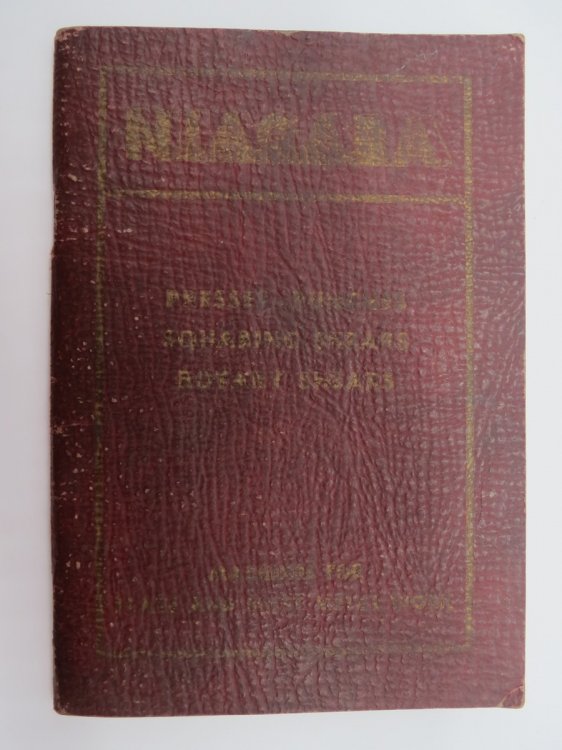 NIAGARA BOOKLET NO. 106-A Presses, Squaring Sheers, Punches, Rotary Sheers, Machines for Plate & Sheet Metal Work