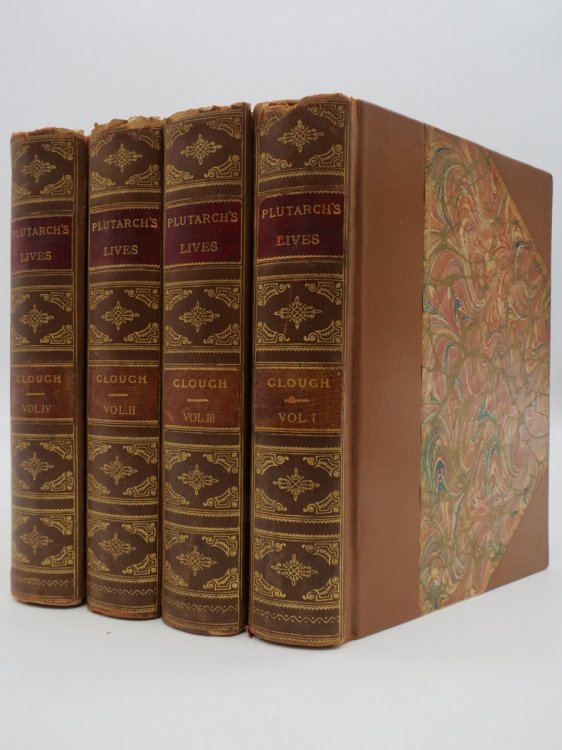 PLUTARCH'S LIVES (4 OF 5 VOLUMES) The Translation Called Dryden's Corrected from the Greek and Revised by A. H. Clough