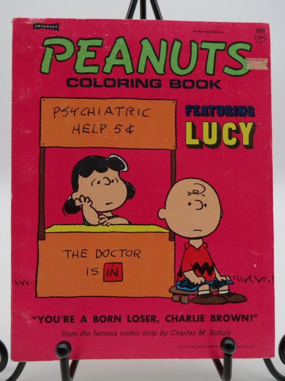 PEANUTS COLORING BOOK FEATURING LUCY