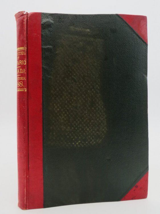 STATUTES OF THE PROVINCE OF ONTARIO Passed in the Session Held in the Fifty-First Year of the Reign of Her Majesty Queen Victoria, Being the Second Session of the Sixth Legislature of Ontario
