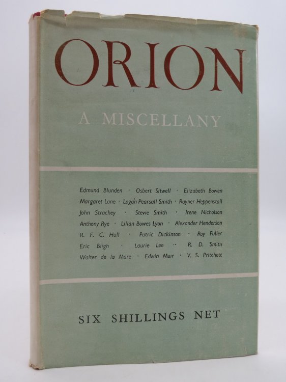 ORION, VOLUME II, AUTUMN 1945 A Miscellany (DJ Protected by a Brand New, Clear, Acid-Free Mylar Cover)