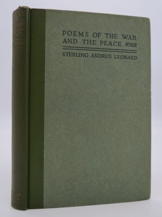POEMS OF THE WAR AND THE PEACE