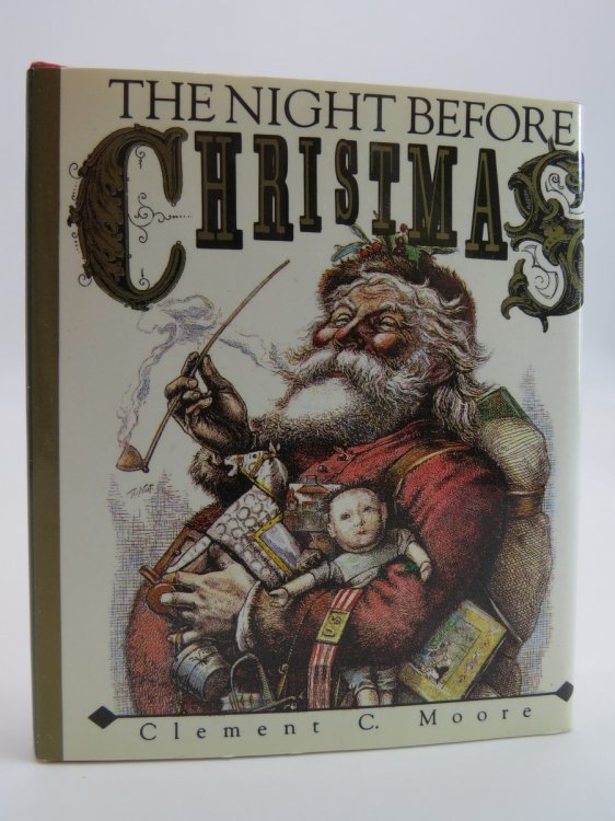 THE NIGHT BEFORE CHRISTMAS (MACRO MINIATURE BOOK) (DJ Protected by a Brand New, Clear, Acid-Free Mylar Cover)