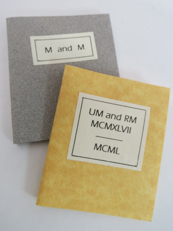 MICHIGAN AND ME 1947 - 1950 (MINIATURE BOOK) Law School and Library School