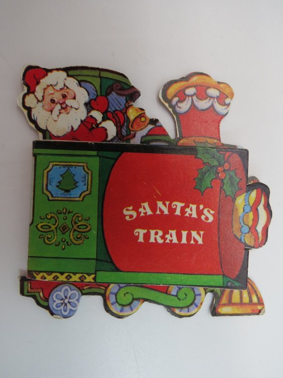 SANTA'S TRAIN (MACRO MINIATURE SHAPE BOOK)