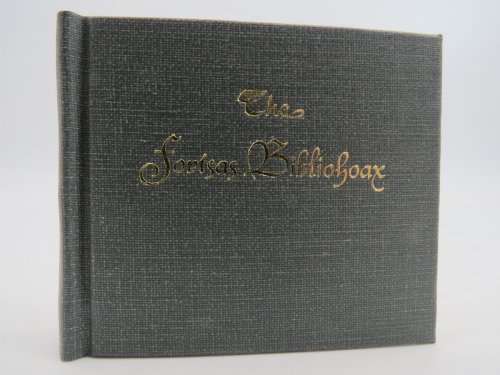 THE FORTSAS BIBLIOHOAX (MINIATURE BOOK)