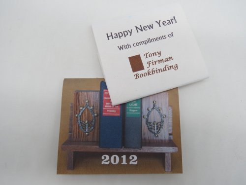 TONY FIRMAN BOOKBINDING 2012 MINIATURE CALENDAR