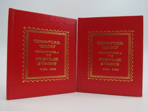 MINIATURE BOOKS RELATING TO POSTAGE STAMPS, VOLUME 1 & 2 (MINIATURE BOOKS)