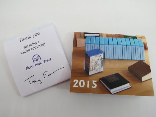 TONY FIRMAN BOOKBINDING 2015 MINIATURE CALENDAR