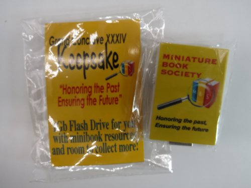 MINIBOOK RESOURCES ON FLASHDRIVE FROM THE MINIATURE BOOK SOCIETY GRAND CONCLAVE XXXIV