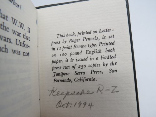 Image for REMEMBER PEARL HARBOR! (MINIATURE BOOK) REMEMBER PEARL HARBOR! (MINIATURE BOOK)