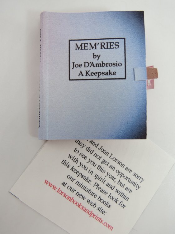 MEM'RIES - CONCLAVE XXIV (MINIATURE POP-UP BOOK)