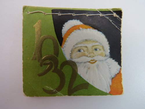 1932 MINIATURE SANTA CALENDAR