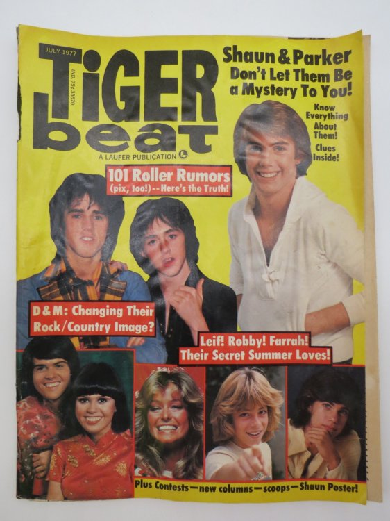 TIGER BEAT MAGAZINE JULY 1977