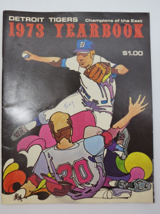 DETROIT TIGERS 1973 YEARBOOK