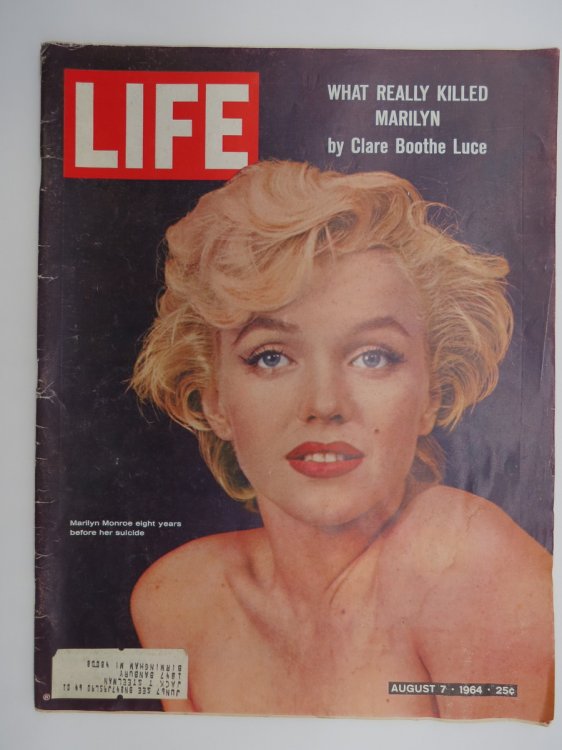 LIFE MAGAZINE - AUGUST 7, 1964 (WHAT REALLY KILLED MARILYN MONROE)