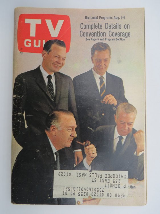 TV GUIDE, AUGUST 3-9, 1968 (REPUBLICAN CONVENTION)