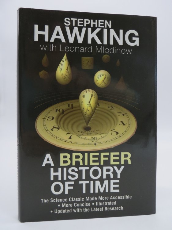 A BRIEFER HISTORY OF TIME (DJ Protected by a Brand New, Clear, Acid-Free Mylar Cover)