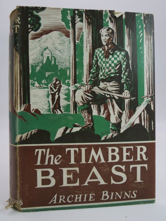THE TIMBER BEAST (ART DECO DUST JACKET) (DJ Protected by a Brand New, Clear, Acid-Free Mylar Cover)