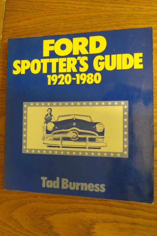 FORD SPOTTER'S GUIDE, 1920-1980