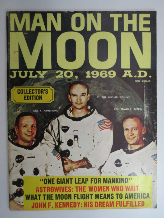 MAN ON THE MOON JULY 20, 1969 A. D. COLLECTORS EDITION