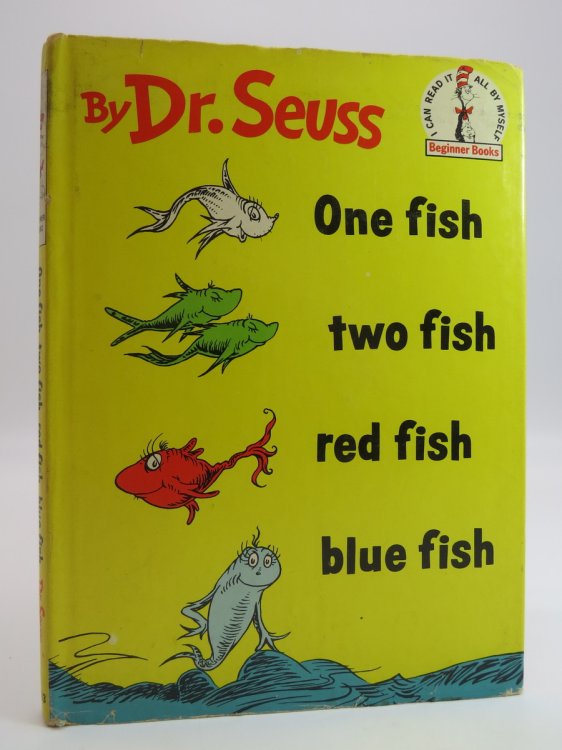 ONE FISH TWO FISH RED FISH BLUE FISH (DJ Protected by a Brand New, Clear, Acid-Free Mylar Cover)
