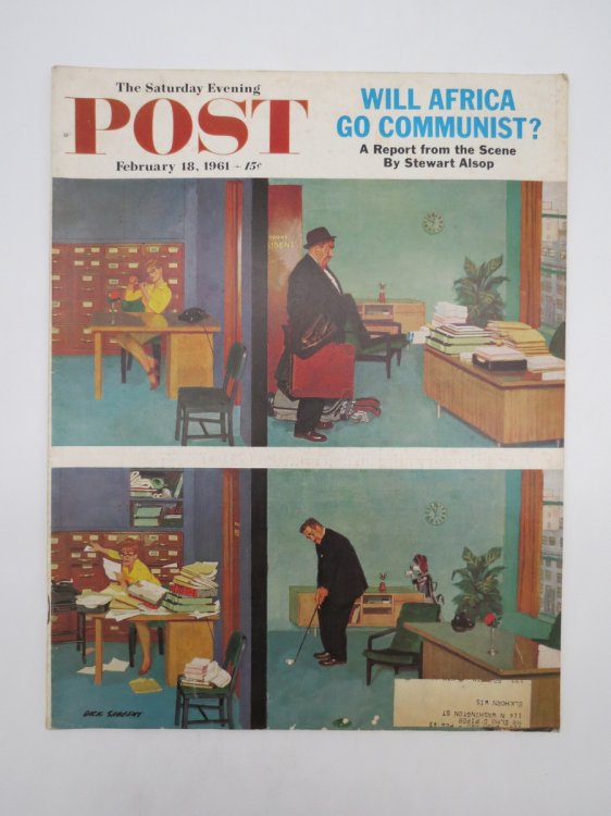 THE SATURDAY EVENING POST MAGAZINE, FEBRUARY 18, 1961 (WILL AFRICA GO COMMUNIST )