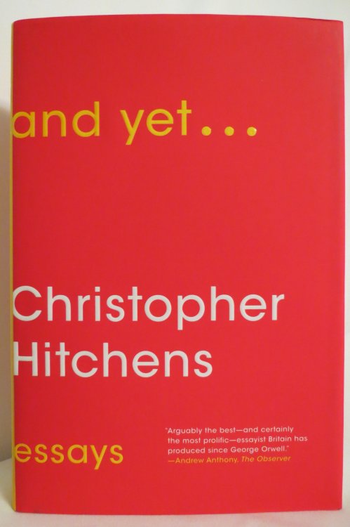 AND YET. . Essays (DJ protected by clear, acid-free mylar cover)
