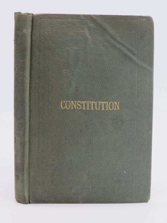 THE BOOK OF CONSTITUTION OF THE GRAND LODGE OF ANCIENT FREE AND ACCEPTED MASONS, OF CANADA