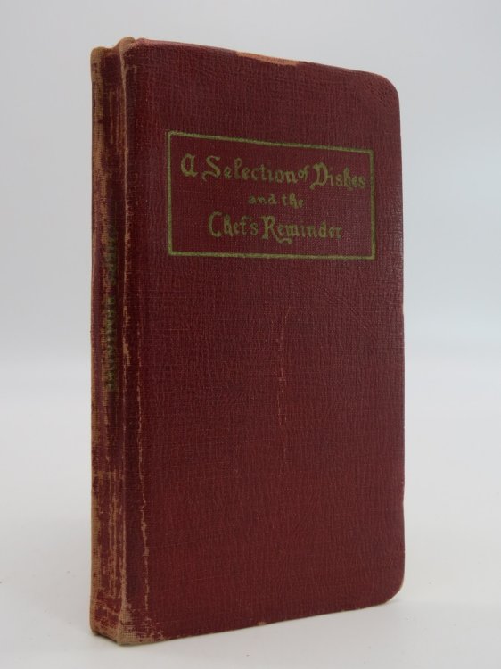 A SELECTION OF DISHES AND THE CHEF'S REMINDER