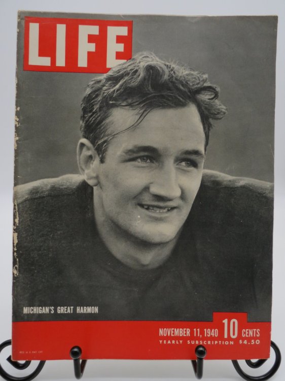 LIFE MAGAZINE - NOVEMBER 11, 1940 (MICHIGAN'S GREAT HARMON)