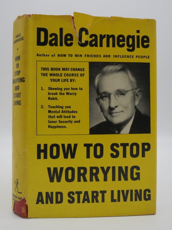 HOW TO STOP WORRYING AND START LIVING (DJ protected by clear, acid-free mylar cover)