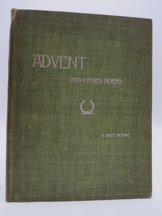 ADVENT AND OTHER POEMS (SIGNED BY AUTHOR)