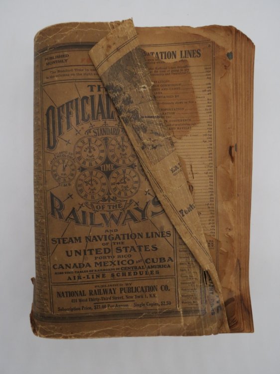 THE OFFICIAL GUIDE OF THE RAILWAYS AND STEAM NAVIGATION LINES OF THE UNITED STATES, PORTO RICO, CANADA, MEXICO AND CUBA, ALSO TIME-TABLES OF RAILROADS IN CENTRAL AMERICAN, AIR-LINE SCHEDULES - FEBRUARY 1947