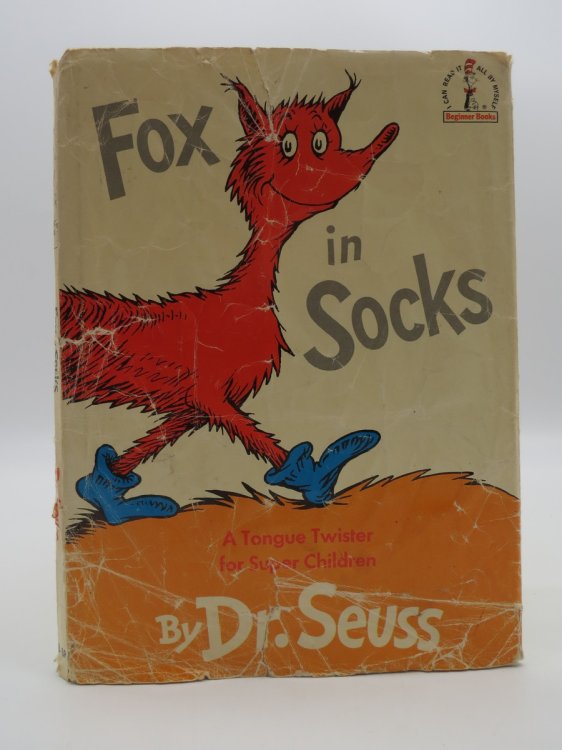 FOX IN SOCKS (DJ Protected by a Brand New, Clear, Acid-Free Mylar Cover)