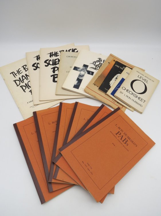 PROFESSIONAL AUDITOR'S BULLETINS - BOOKS 1 THROUGH 6, PLUS 10 ADDITIONAL VINTAGE SCIENTOLOGY PUBLICATIONS