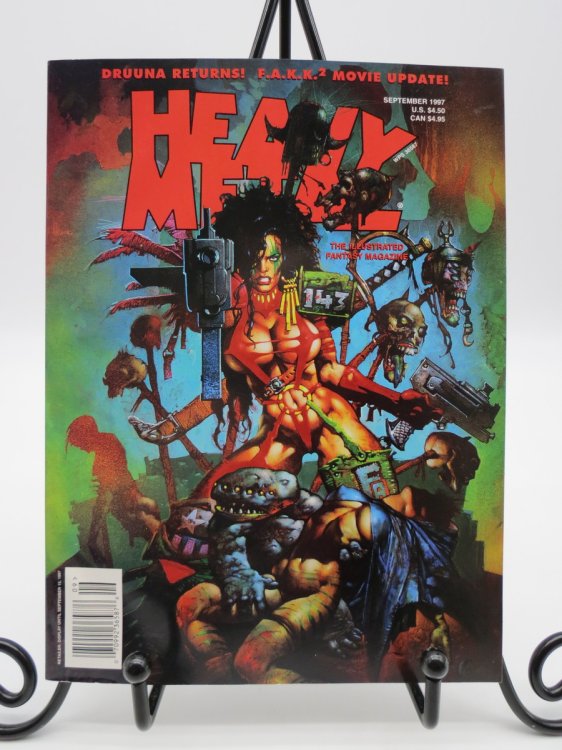 HEAVY METAL MAGAZINE SEPTEMBER 1997 The Illustrated Fantasy Magazine