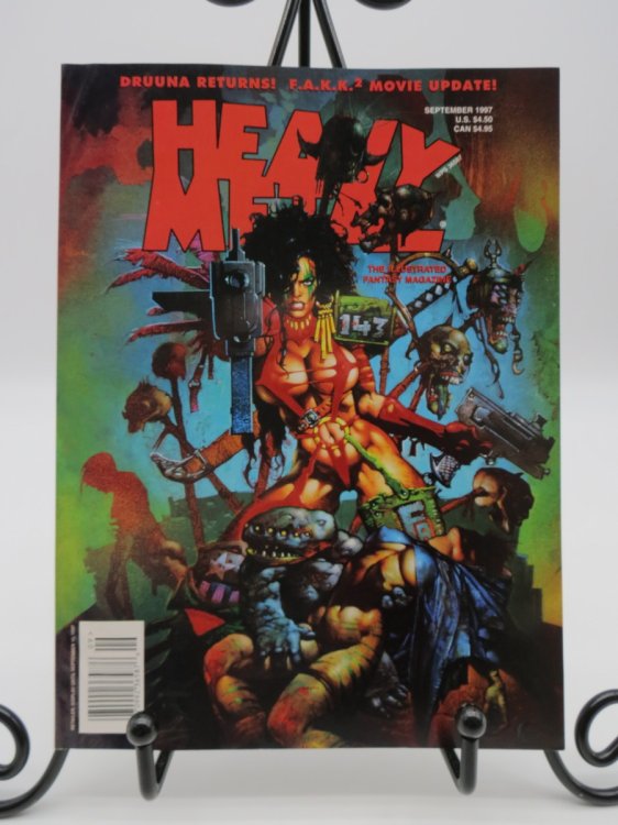 HEAVY METAL MAGAZINE SEPTEMBER 1997 The Illustrated Fantasy Magazine