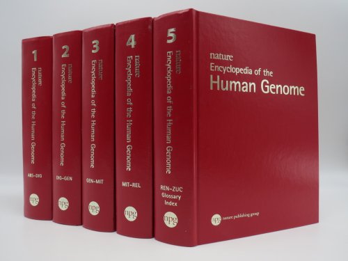 ENCYCLOPEDIA OF THE HUMAN GENOME, COMPLETE 5 VOLUME SET
