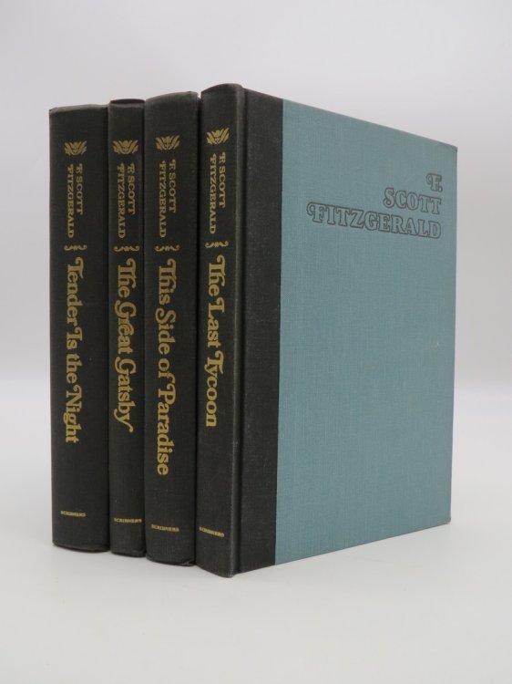 F. SCOTT FITZGERALD (COMPLETE 4 VOLUME SET) This Side of Paradise; the Great Gatsby; the Last Tycoon; Tender is the Night