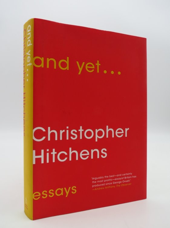 AND YET. . Essays (DJ protected by clear, acid-free mylar cover)