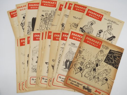 SHANKAR'S WEEKLY MAGAZINE, 21 ISSUES FROM 1968