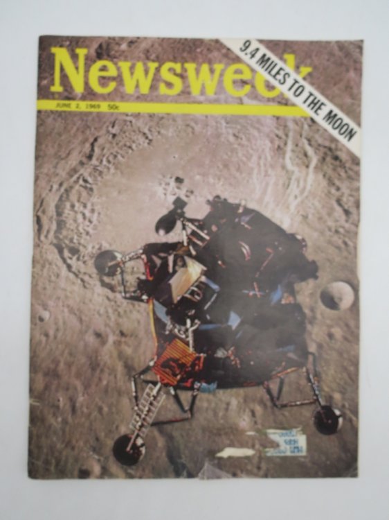 NEWSWEEK MAGAZINE, JUNE 2, 1969 (9.4 MILES TO THE MOON) 9.4 Miles to the Moon