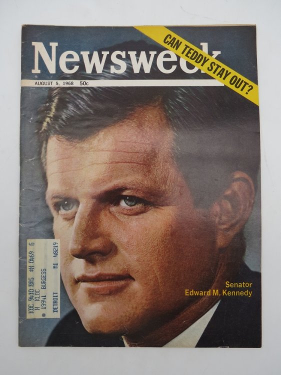 NEWSWEEK MAGAZINE AUGUST 5, 1968 (SENATOR EDWARD M. KENNEDY)