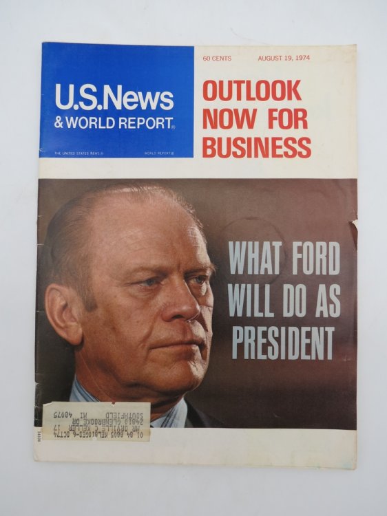 U. S. NEWS & WORLD REPORT MAGAZINE AUGUST 19,1974 (GERALD FORD AS PRESIDENT)