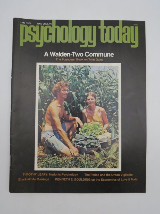 PSYCHOLOGY TODAY JANUARY 1973 (WALDEN-TWO COMMUNE, TWIN OAKS)