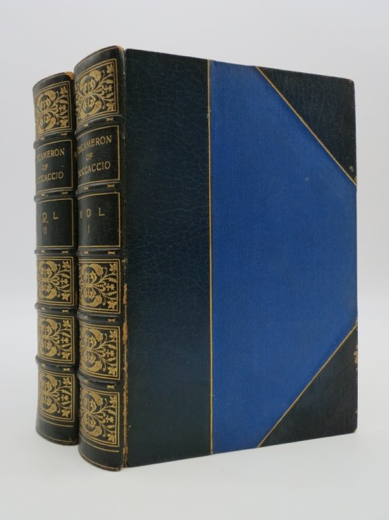 THE DECAMERON OF GIOVANNI BOCCACCIO (2 VOLUME LEATHERBOUND SET)